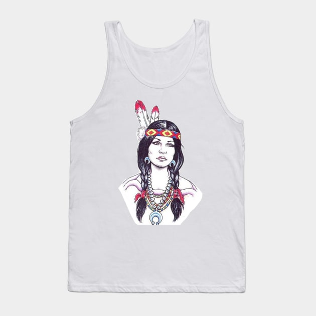 native american Tank Top by lemirbashir